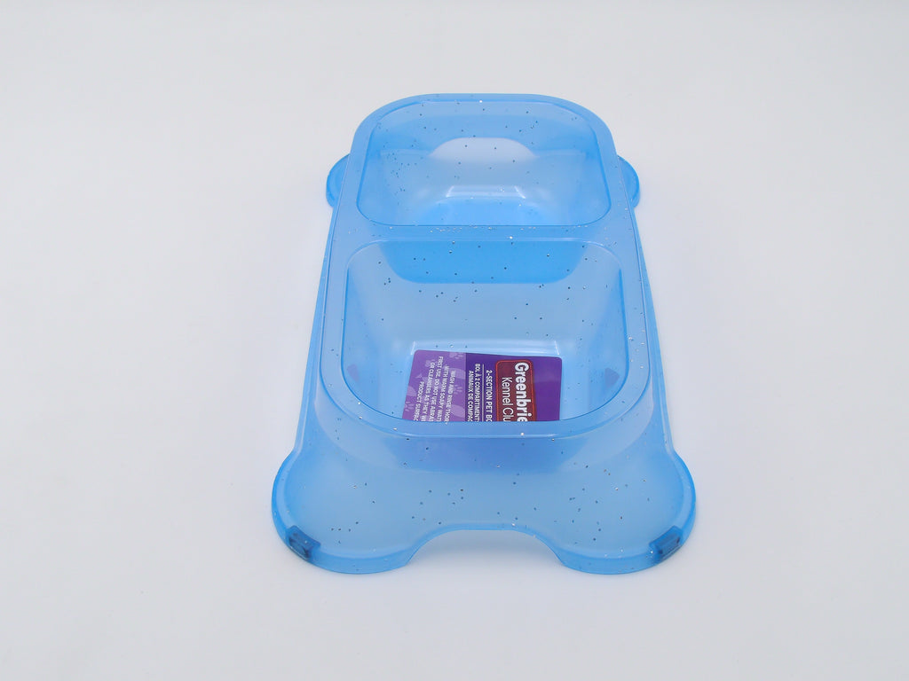 Greenbrier Kennel Club 2-Section Bowl, 1-ct.