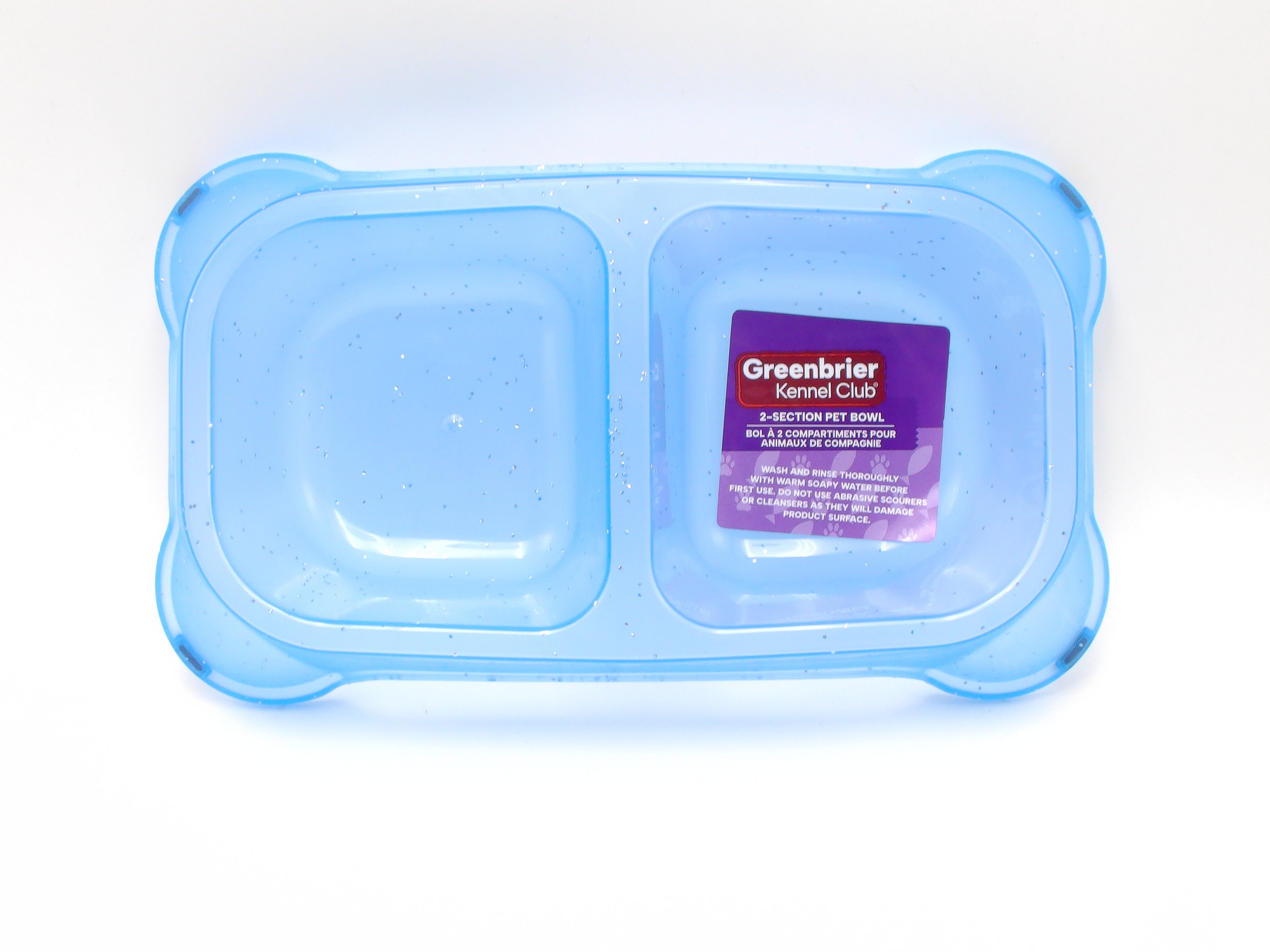 Greenbrier Kennel Club 2-Section Bowl, 1-ct.