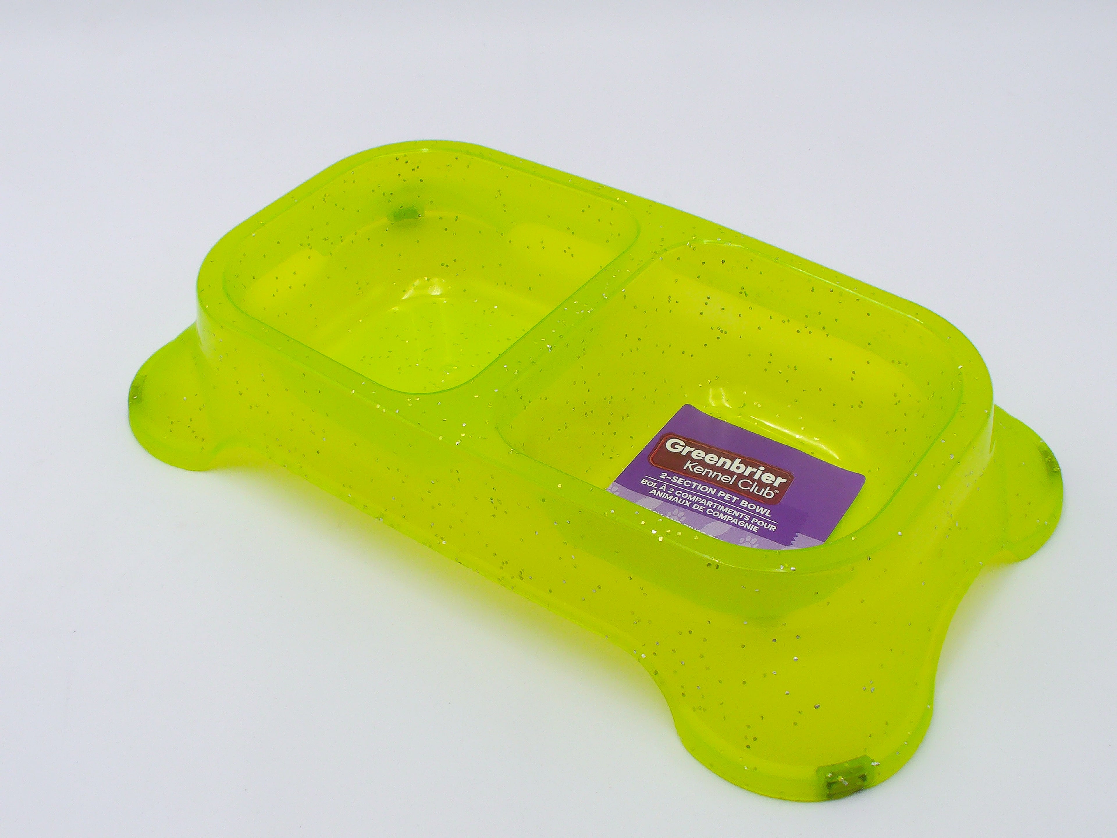 Greenbrier Kennel Club 2-Section Bowl, 1-ct.
