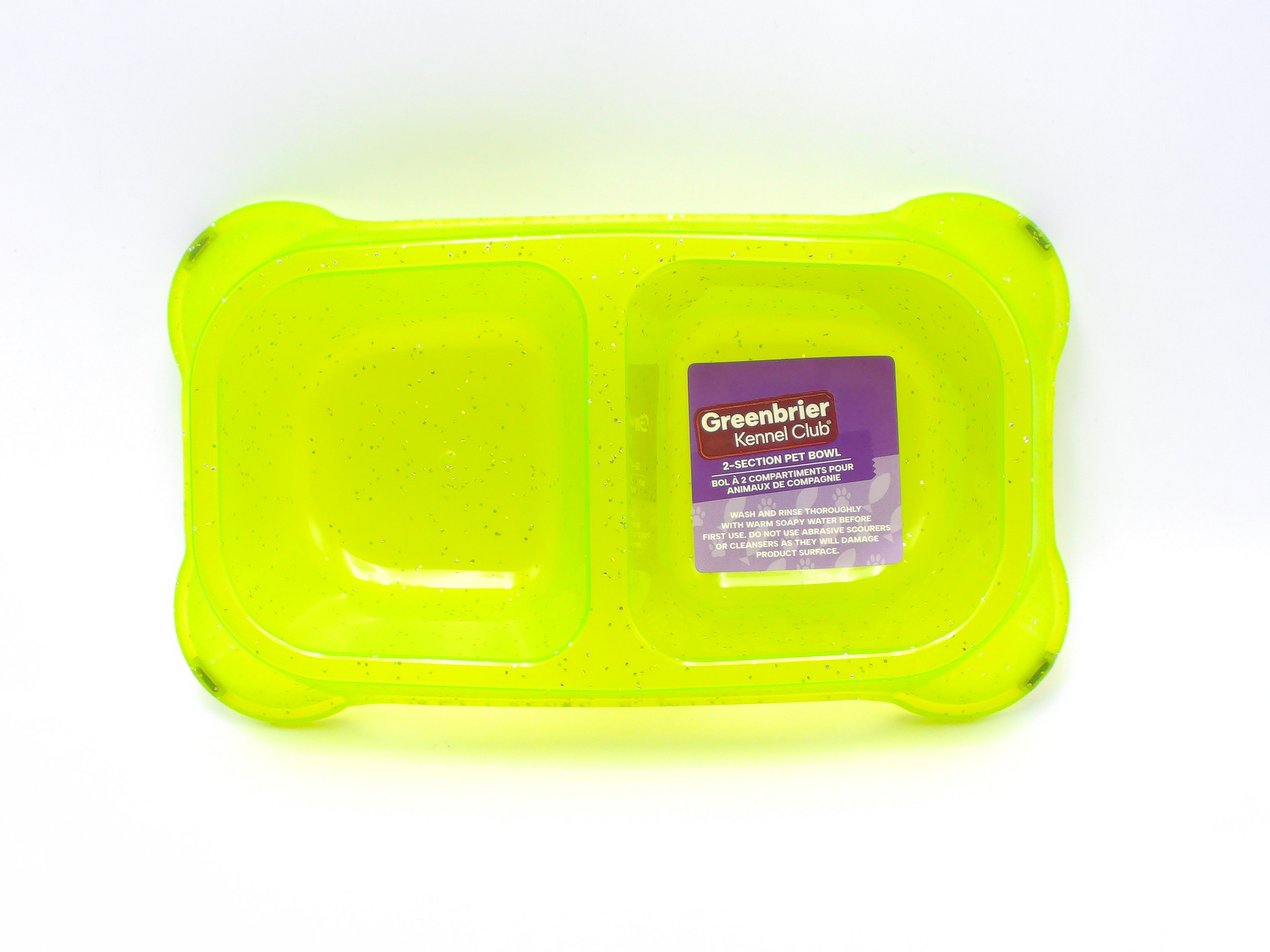 Greenbrier Kennel Club 2-Section Bowl, 1-ct.