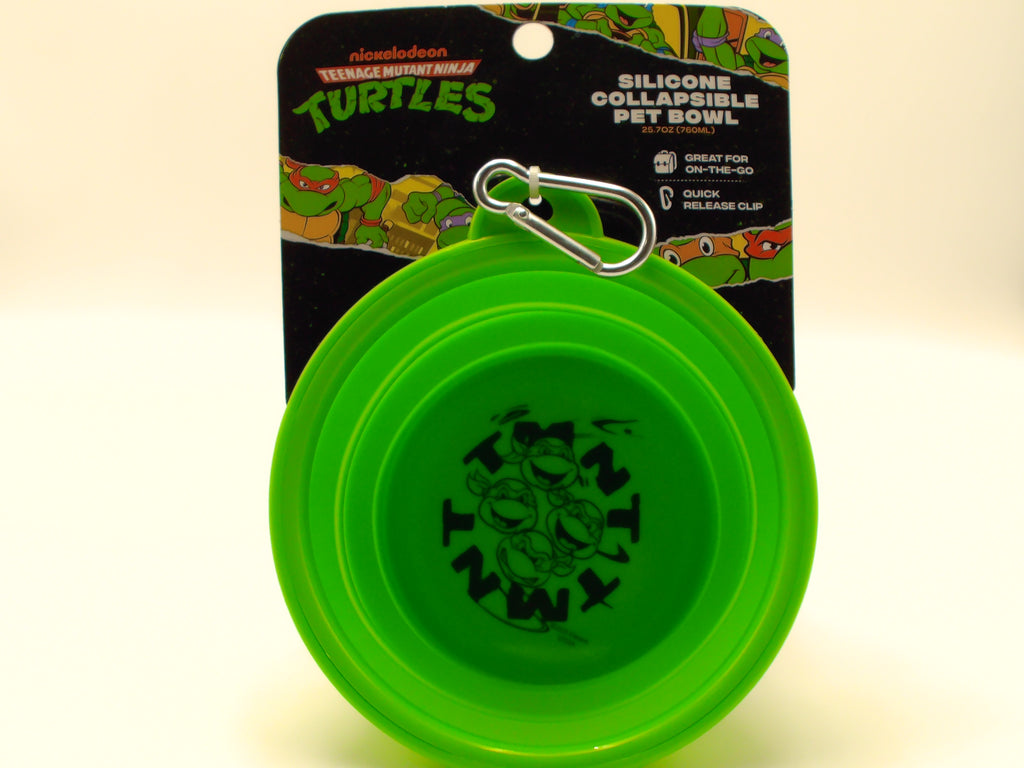 Teenage Mutant Ninja Turtles Silicone Collapsible Pet Bowl