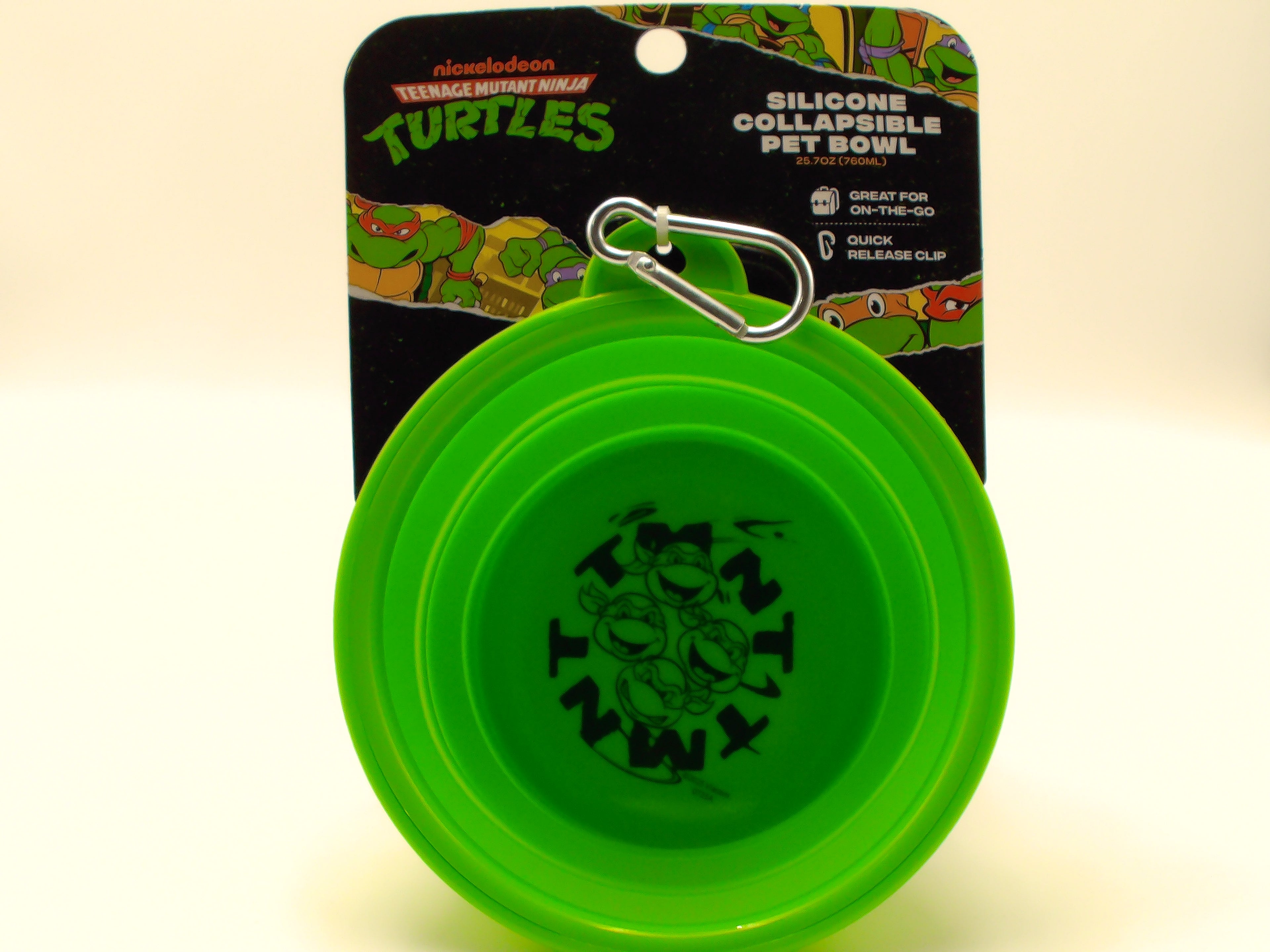 Teenage Mutant Ninja Turtles Silicone Collapsible Pet Bowl