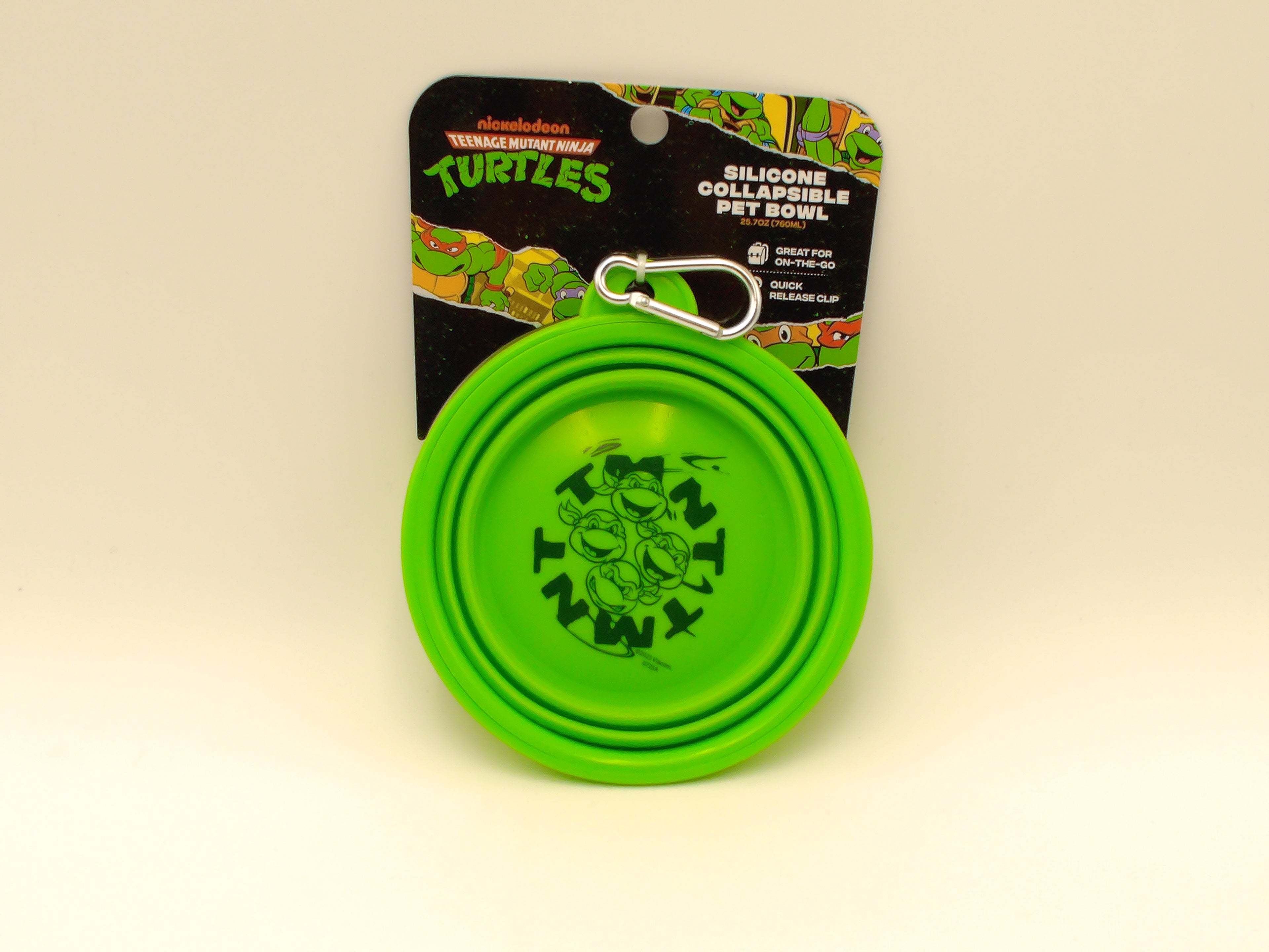 Teenage Mutant Ninja Turtles Silicone Collapsible Pet Bowl