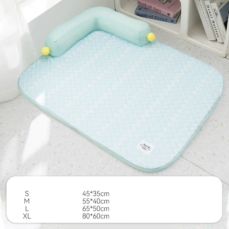  Dog Bed Cushion Sofa Bed Teddy Dog Mat Spring and Summer L-Shaped