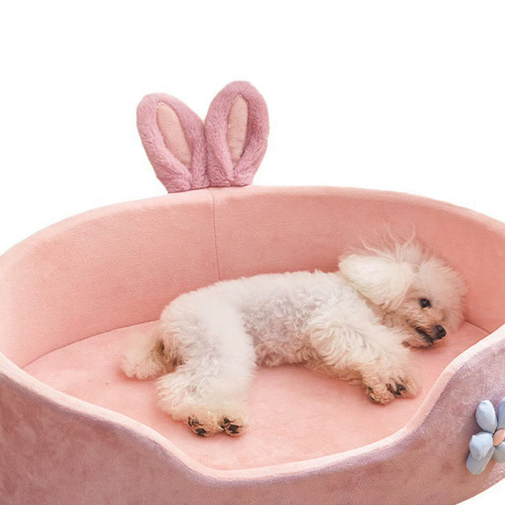 Pet Bed Detachable Washable Dog Sleeping Bed Soft Comfortable Warm Cat Bed for Four Seasons 