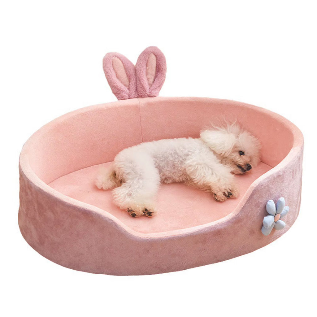  Pet Bed Detachable Washable Dog Sleeping Bed Soft Comfortable Warm Cat Bed for Four Seasons 