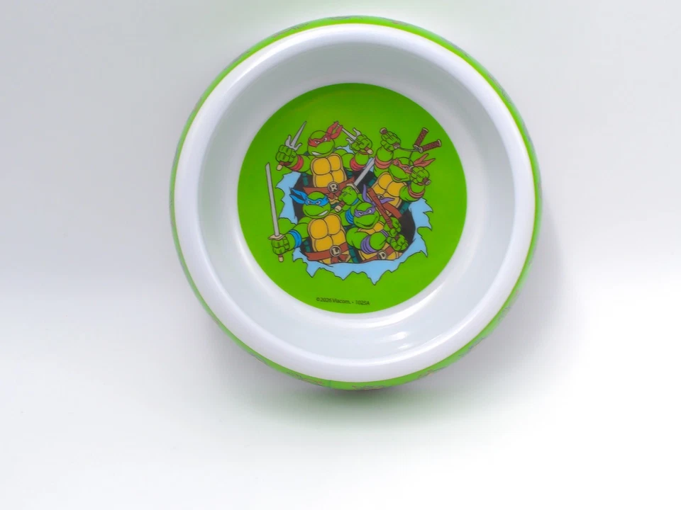 TMNT Teenage Mutant Ninja Turtles Bowl Dog Cat Food Water Dish 7in New Officia