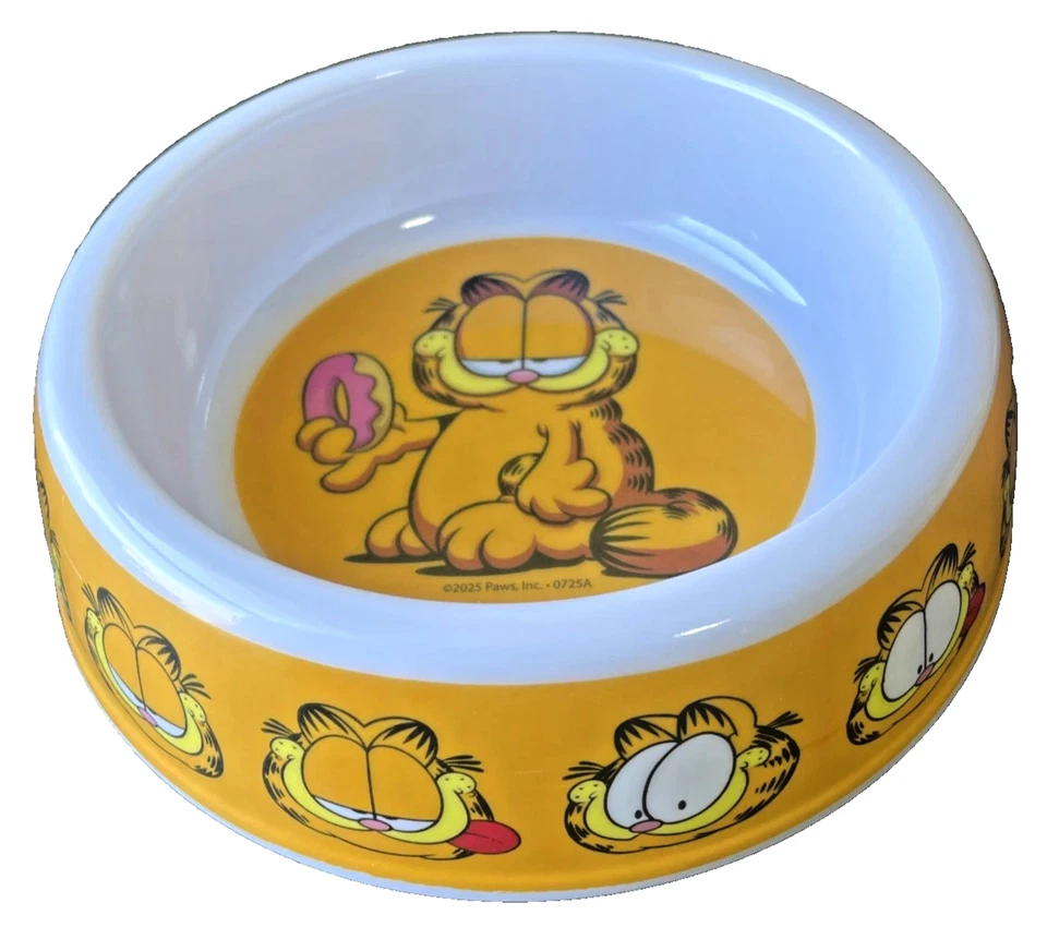 Garfield Dog, Cat Pet Kitten Food Water Pets Bowls Melamine